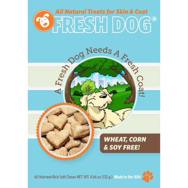 Fresh Dog All Natural Treats for Skin Coat Fresh Dog Beast Brands Inc