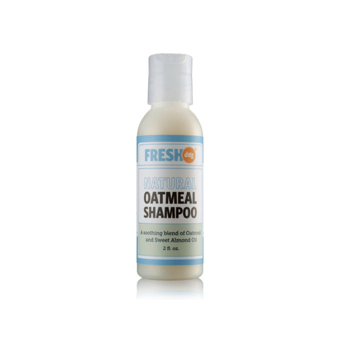 Fresh Dog Natural Oatmeal Shampoo for Dry Skin & Coat Travel Size (2 oz.)