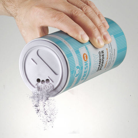 Fresh Dog Dry Shampoo in Use