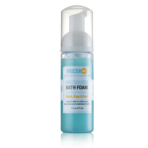 Fresh Dog Waterless Bath Foam Shampoo for Dogs & Puppies (6 oz.)