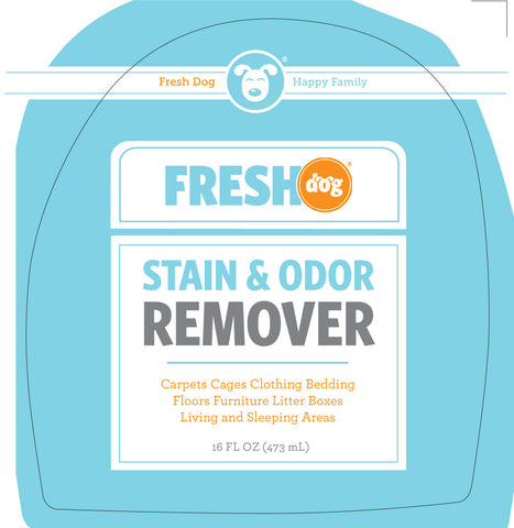 Fresh Dog Pet Stain & Odor Remover Cleaning Spray (16 oz)